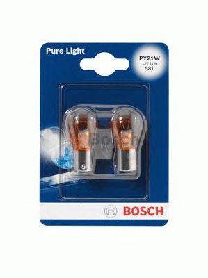 Лампа Pure Light Standart PY21W 12V [21W] [поворот.оранж.] [блистер] [ком/кт 2 шт]