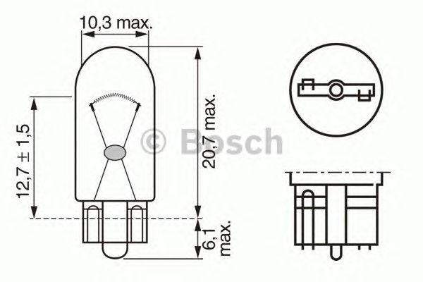 Лампа Pure Light Standart 12V W5W [картон] [min 10]